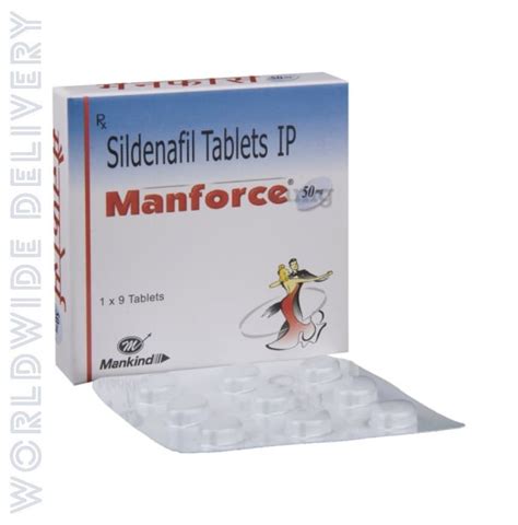 Manforce Tablets 50 Mg At Rs 200 Stripe Erectile Dysfunction Medicine