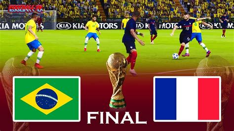 Brazil Vs France Final Fifa World Cup 2022 Match Efootball Pes 2021