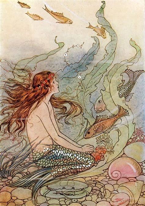 The Little Mermaid By Hans Christian Andersen 1836 F Ar Out In The Ocean Where The Water