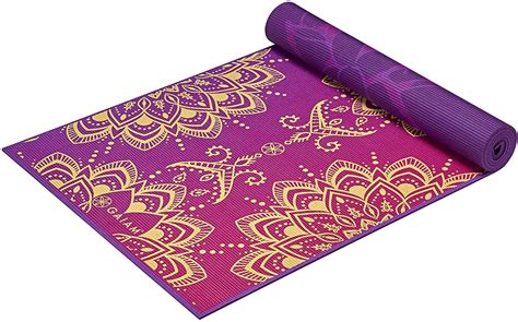 Royal Bouquet Reversible Gaiam 6mm Thick Yoga Mat Yogamatstore Australia