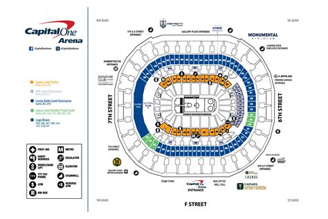 Seating Charts | Capital One Arena