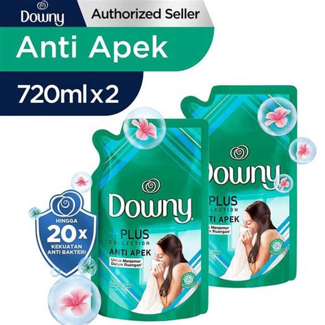 Jual Downy Plus Anti Apek Pelembut Pewangi Pakaian Ml Paket Isi