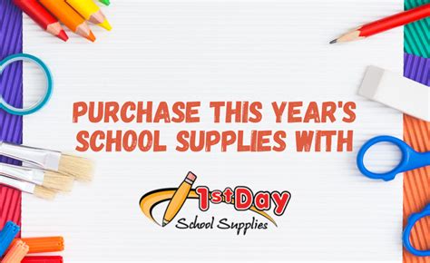 1st Day School Supplies | MATES Community Network