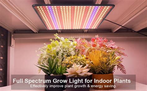 Seametal Led Grow Lights For Indoor Plants Full Spectrum W Leds