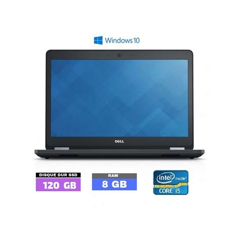 Dell Latitude E U Sous Windows Core I Webcam Ssd Gb