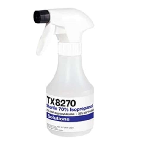 Texwipe Sterile 70 Isopropanol 8 Oz Trigger Spray Bottle 12cs