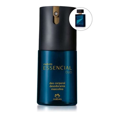 Perfume Desodorante Corporal Natura Essencial Oud Masculino Ml