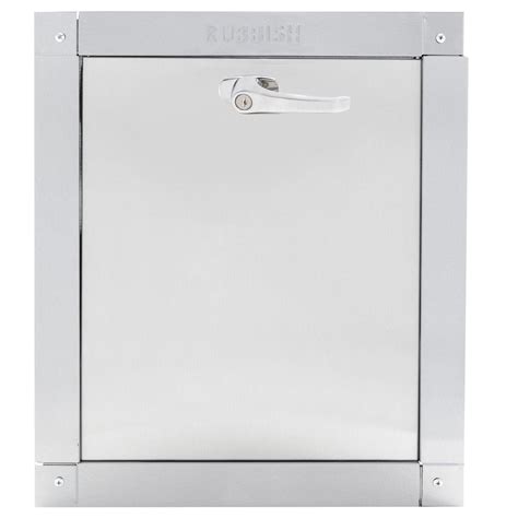 Wilkinson Style Stainless Steel Trash Chute Door Bottom Hinged L H