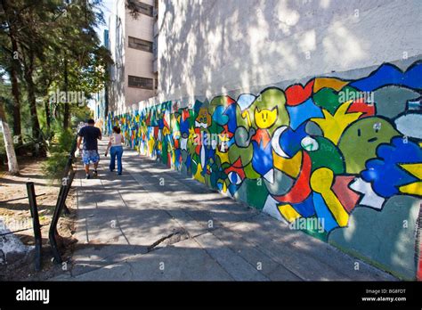 Santa Maria La Ribera Neighborhood In Mexico City Mexico Stock Photo