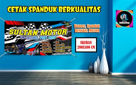 Detail Contoh Banner Bengkel Motor Racing Koleksi Nomer