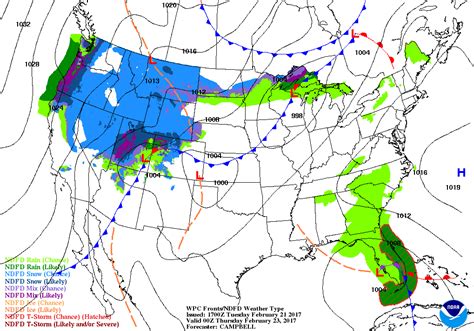 How To Read Surface Weather Map Map