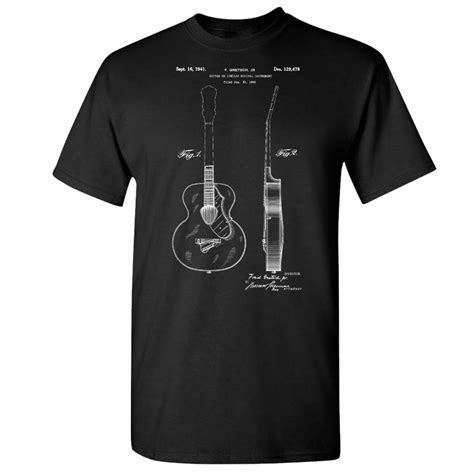 Gretsch Acoustic Guitar T Shirt Guitar Player T Guitar Tea Country