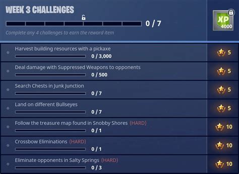 Fortnite Season 3 Battle Pass Challenges Week 3 Guide Ubicaciones De Bullseye Ubicaciones De