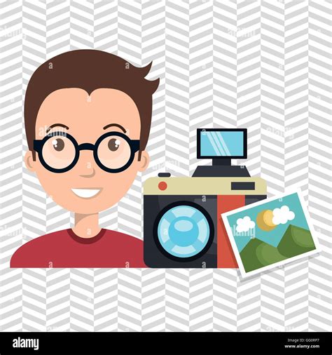 Man Photo Camera Graphic Stock Vector Image And Art Alamy