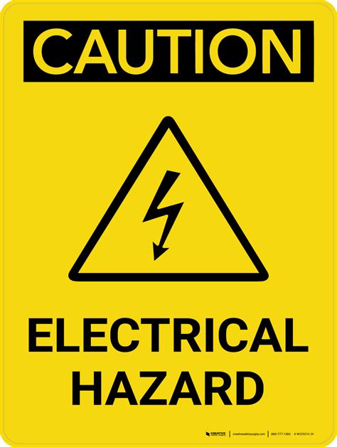 Electrical Hazard Sign