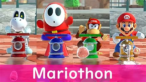 Super Mario Party Mariothon Toadette Cup Youtube