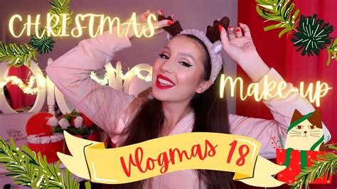 Vlogmas Ziua Machiaj De Craciun Cu Produse Sub Lei