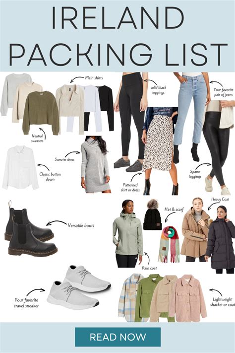 What To Pack For Ireland Ireland Clothes Ireland Vacation Outfits