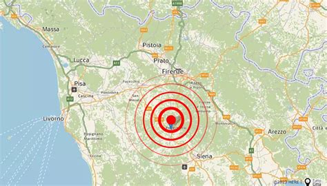 Scossa Di Terremoto A Poggibonsi Vicino Siena Magnitudo 3 7 Avvertita