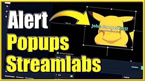 How To Add Streamlabs Obs Alert Box For New Followers And Donations Pop Ups Easy Method Youtube