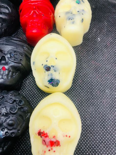 Skull Wax Melts Skulls Strong Wax Melts Skull Shaped Etsy