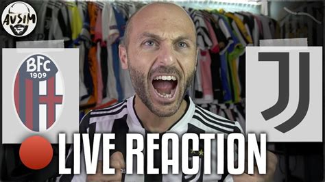 Live Reaction Bologna Juventus 0 2 Avsim Live Youtube