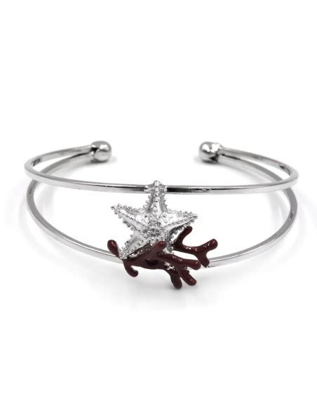 Bangle Stella Marina Corallo