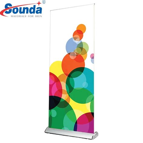 Custom Aluminum Roll Up Banner Pull Up Banner For Advertising