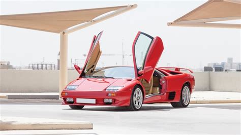 Lamborghini Diablo Red Cars Red Scissor Doors Italian Cars Super