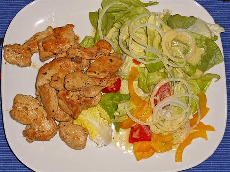 Fitness Salat Mit H Hnchen Rezept Mit Bild Von Heikozz Chefkoch De