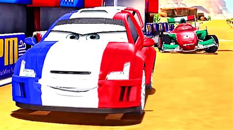 Cars 2 Fast As Lightning Francesco Bernoulli Or Raoul Çaroule France Youtube