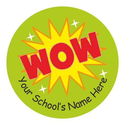 Teachers Wow Stickers | School Stickers for Teachers