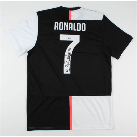 Cristiano Ronaldo Signed Juventus F C Jersey Beckett COA Pristine