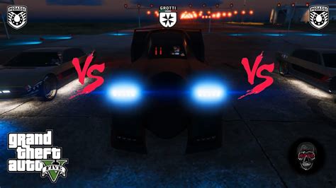 43 Grotti Vigilante Vs Pegassi Toreador Drag Race Youtube