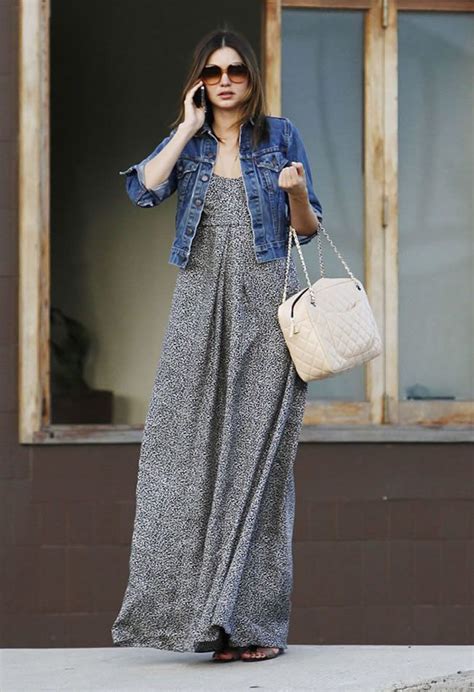 Ways To Style Your Maxi Dresses Denim Jacket With Dress Maxi Dress