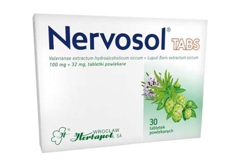 Nervosol Tabs 30 Tabletek Powlekanych Polskimarket Nl