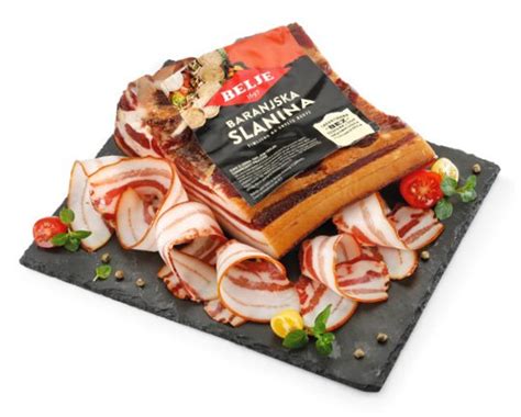 Domaća dimljena slanina Belje 1 kg Akcija Njuškalo katalozi