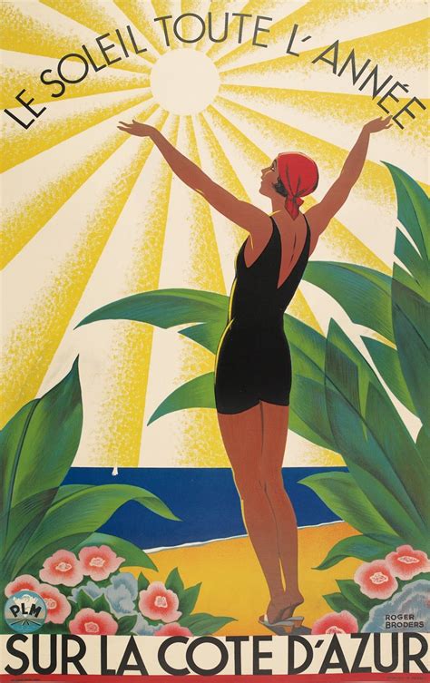 15 Beautiful French Art Deco Travel Posters By Roger Broders Flashbak