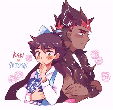 Ash Ketchum And Kiawe Pokemon And More Drawn By Catsubun Kkst