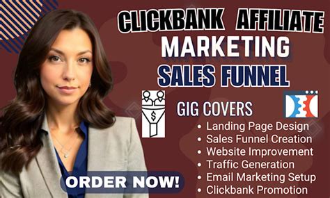 Create Clickbank Affiliate Marketing Sales Funnel Amazon Website Or