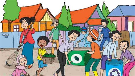 Gambar Kartun Lingkungan Sekolah Bersih – bonus