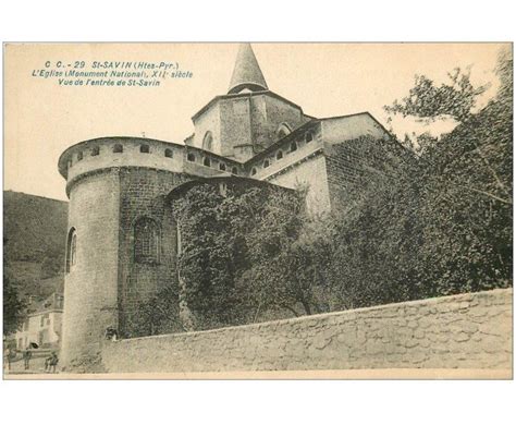 Carte Postale Ancienne 65 SAINT SAVIN L Eglise Cartes Postales