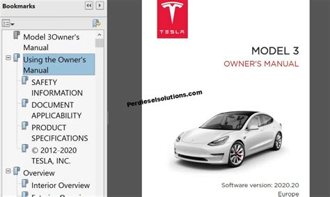 Tesla Model 3 Europe 02 2020 Owners Manual Pdf Perdieselsolutions