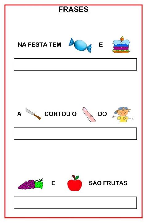 Atividades Para O Ensino Infantil Frases Enigmas Da Education