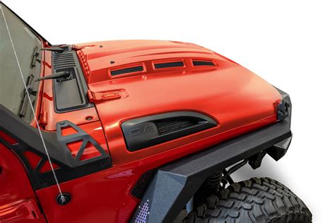 Dv8 Offroad Hdmbjl 01 Heat Dispersion Hood For 18 21 Jeep Wrangler Jl Unlimited And Gladiator Jt