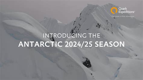 Introducing Quark Expeditions Antarctic 202425 Season Youtube