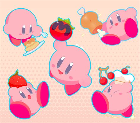 linkedarcher, kirby & his favorite thing: food!!