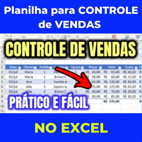 Planilha Para CONTROLE De VENDAS No EXCEL Flavio Moita Hotmart