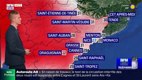 Météo Côte d Azur journée ensoleillée avec quelques nuages