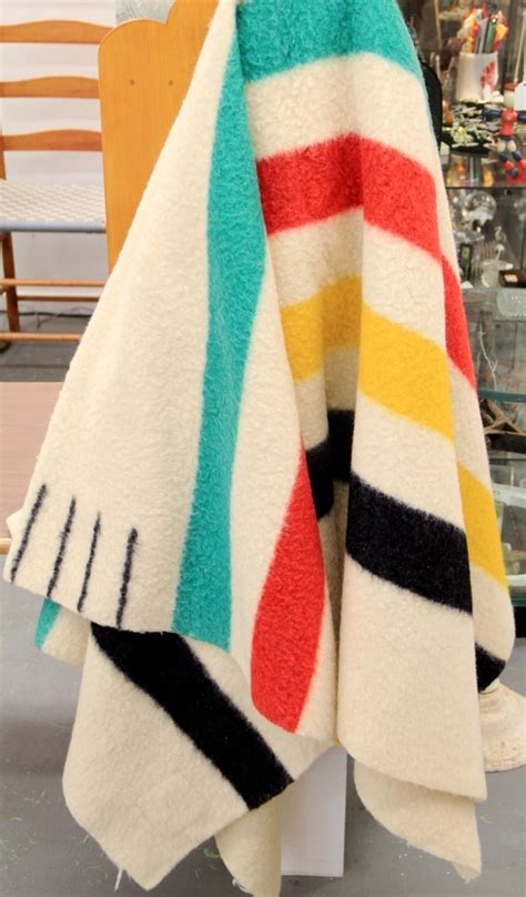 Found In Ithaca Big Four Bar Vintage Hudson Bay Wool Blanket Sold